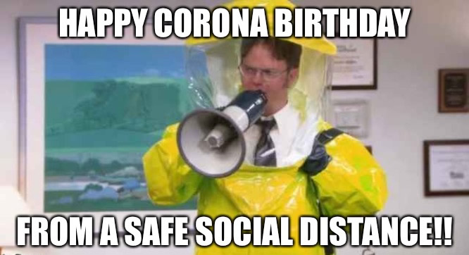 If you have a birthday during the lock-down, you're getting ripped off